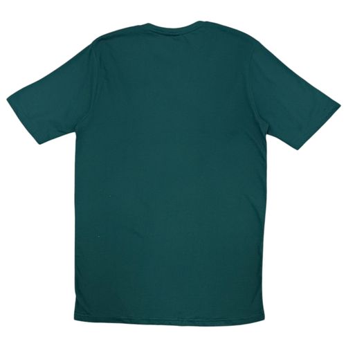 Camiseta verde estampada