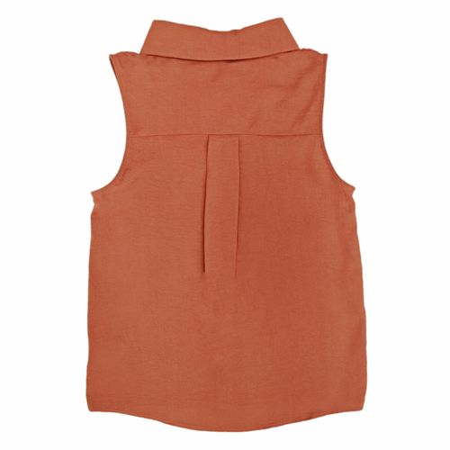 Blusa terracota sólida