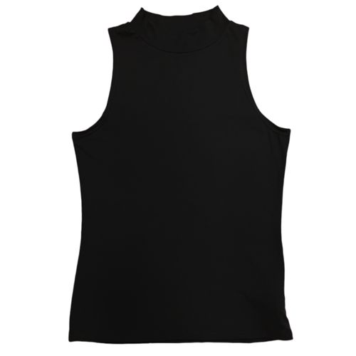 Blusa sólida negro