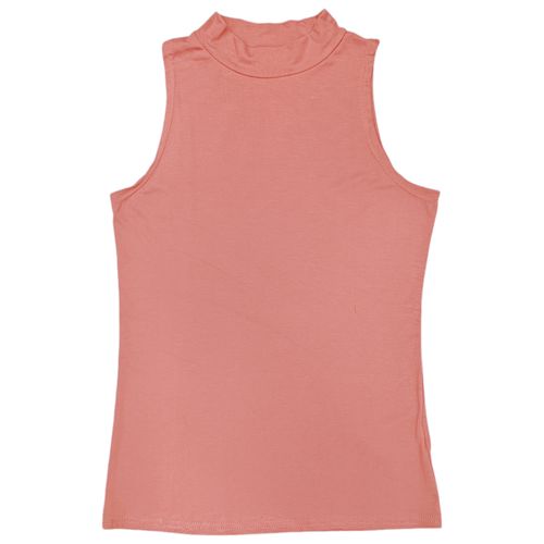 Blusa sólida rosa