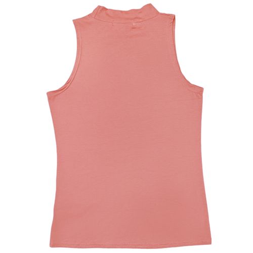 Blusa sólida rosa