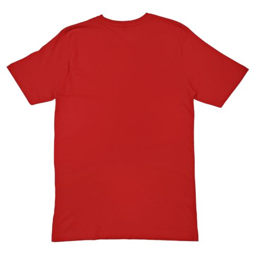 Camiseta con estampado rojo