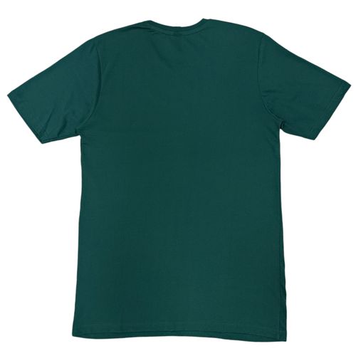 Camiseta con estampado verde