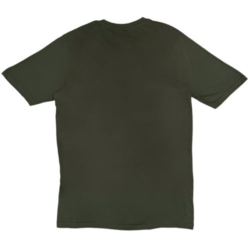 Camiseta verde estampada