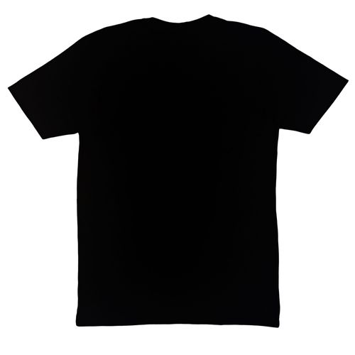 Camiseta estampada negro