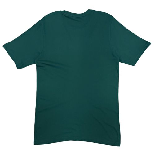 Camiseta verde  estampada