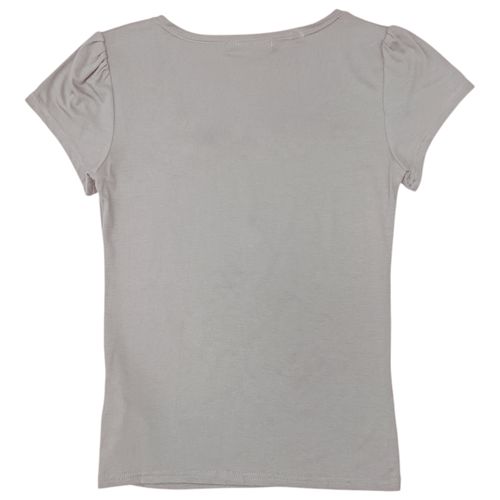 Blusa gris sólida