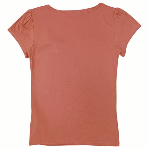 Blusa coral sólida