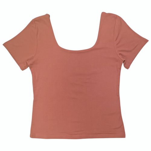 Blusa coral sólida