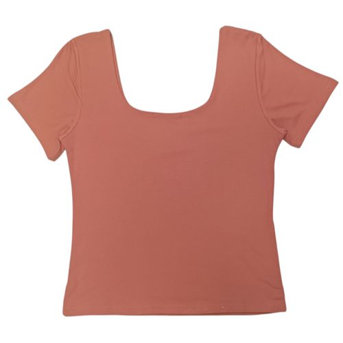 Blusa coral sólida