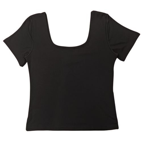 Blusa negro sólida