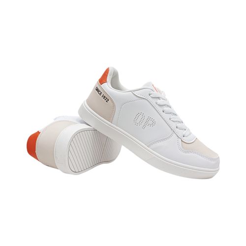 Sneakers bicolor con textura