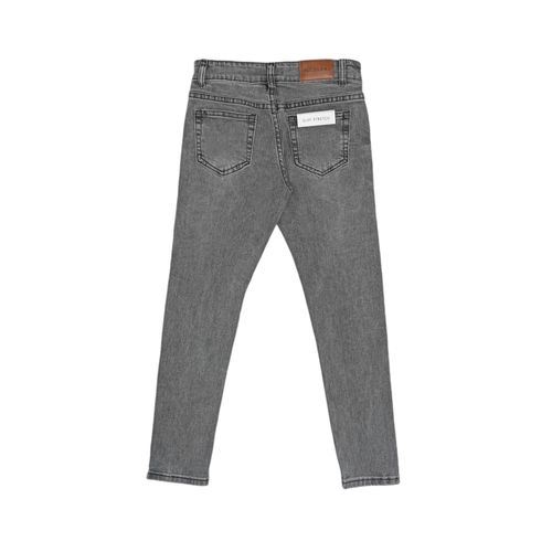 Slim jeans gris rasgado