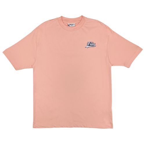 Camiseta estampada rosa