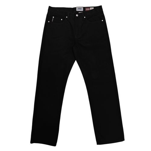 Straight jeans negro sólido