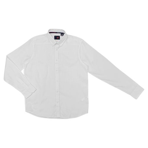 Camisa blanca sólida