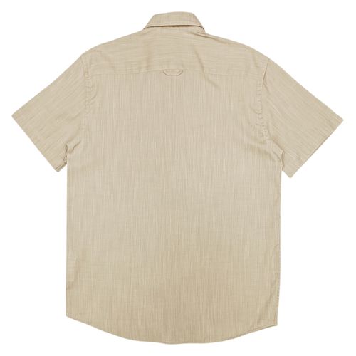 Camisa casual beige sólido