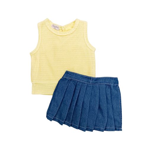 Conjunto amarillo sólido