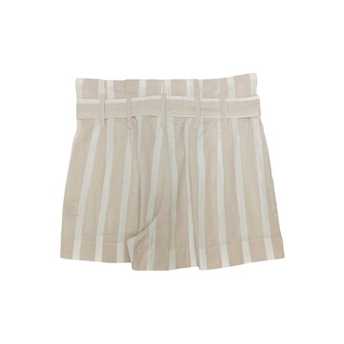 Short beige rayado