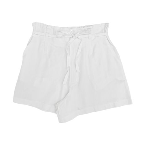 Short blanco sólido