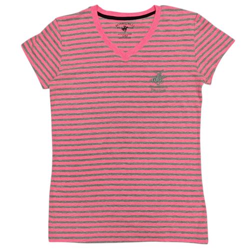 Camiseta Fucsia rayada