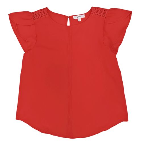 Blusa roja sólida