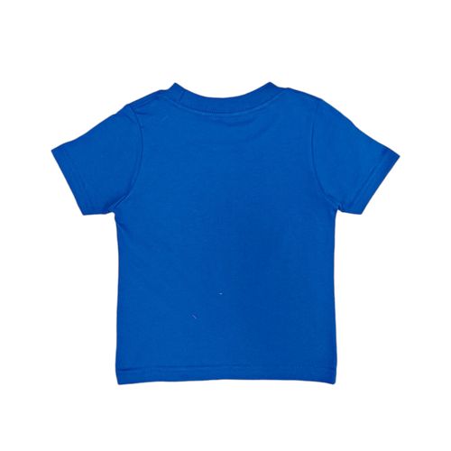 Camiseta azul estampado