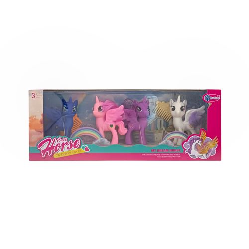 Set de ponies multicolor