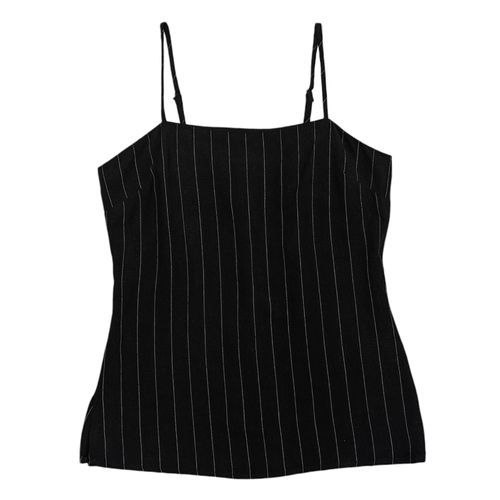 Blusa negra rayada