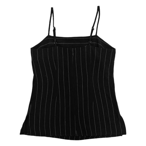 Blusa negra rayada