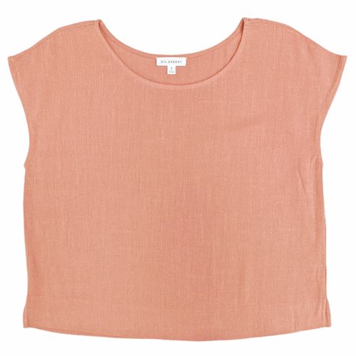 Blusa sólida terracota