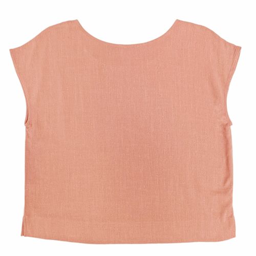 Blusa sólida terracota