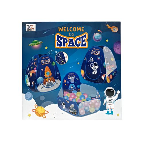 Juego multiforma espacial multicolor