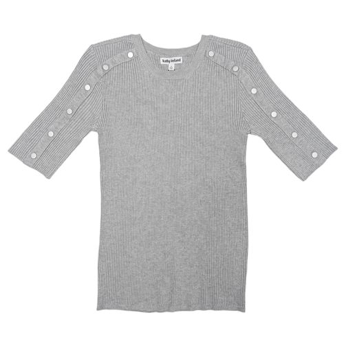 Blusa gris con textura