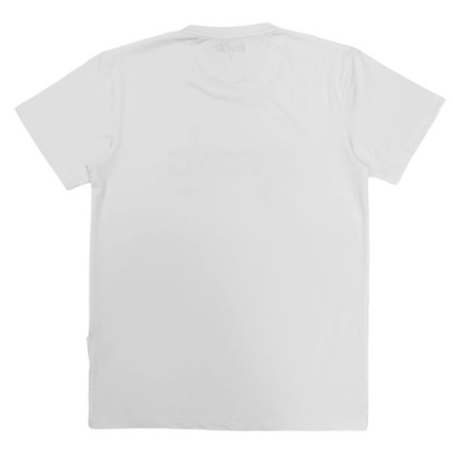 Camiseta blanco estampada