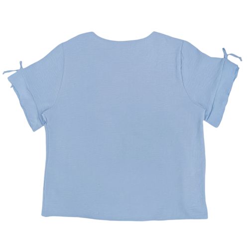 Blusa sólida celeste