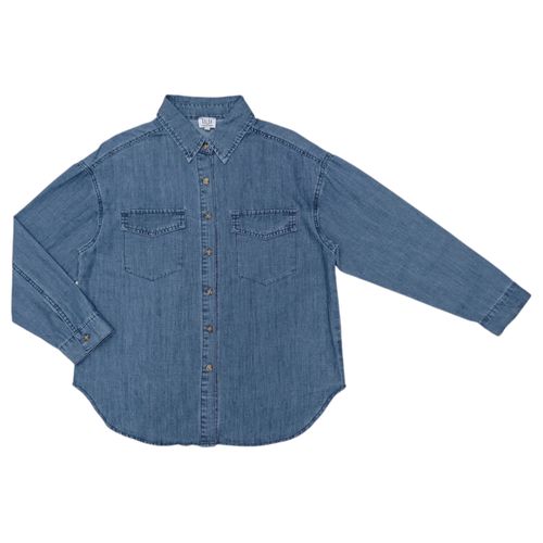 Blusa oversize azul denim