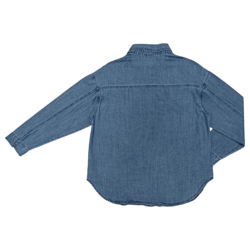 Blusa oversize azul denim