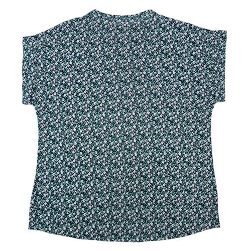 Blusa curvy estampada verde