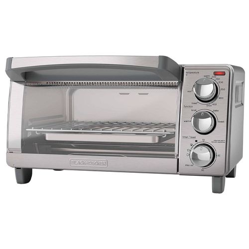 Horno tostador 4 rebanadas acero