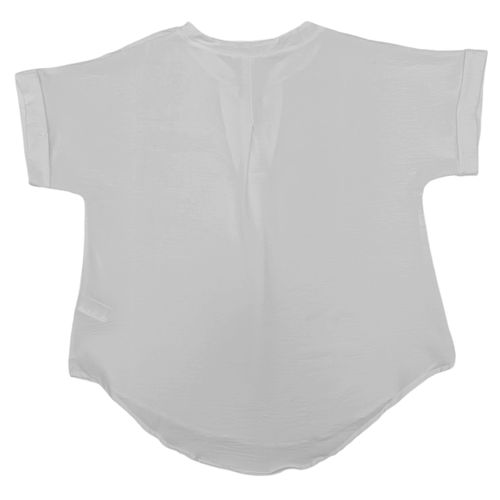 Blusa blanca sólida