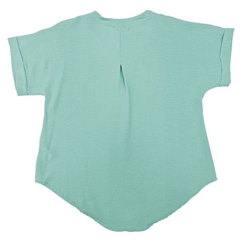 Blusa celeste sólida