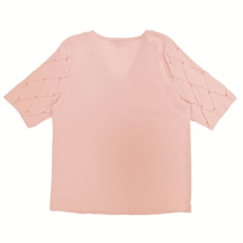 Blusa rosa con textura