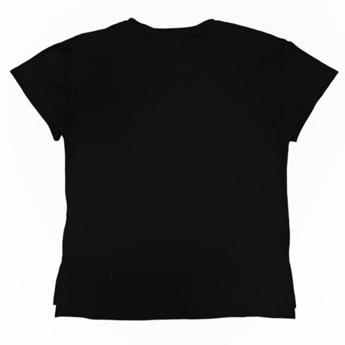 Camiseta curvy negro estampada