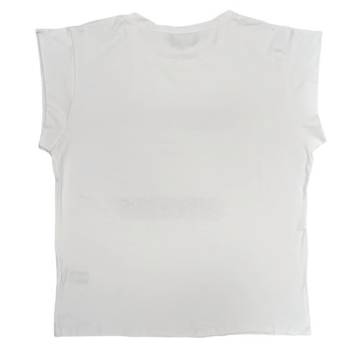 Camiseta curvy blanca estampada