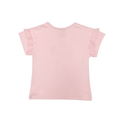 Blusa rosa estampada