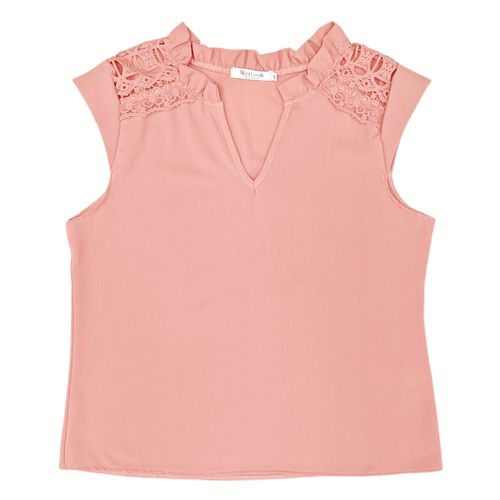 Blusa rosa sólida