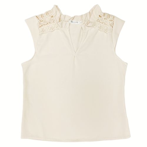 Blusa ivory sólida