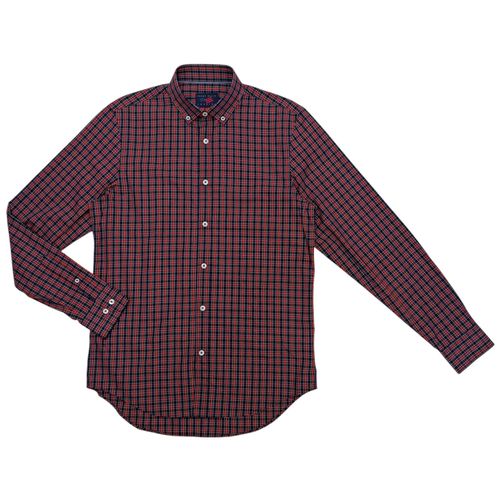 Camisa casual multicolor cuadriculada