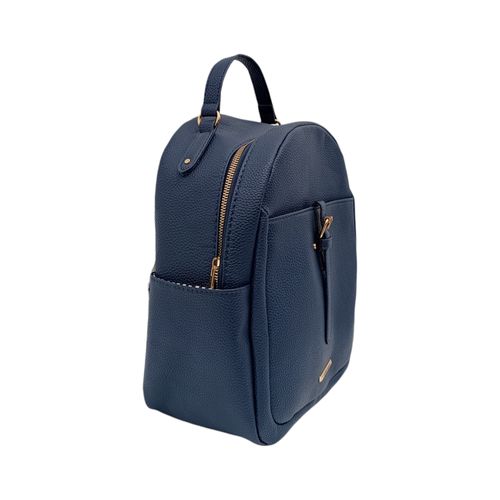 Back pack navy con textura